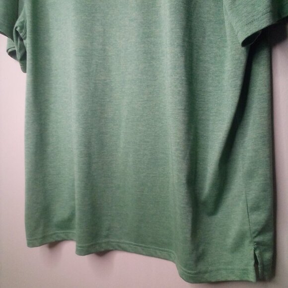Saddlebred Polo Shirt Men L Short Sleeve Golf Green - Picture 12 of 12